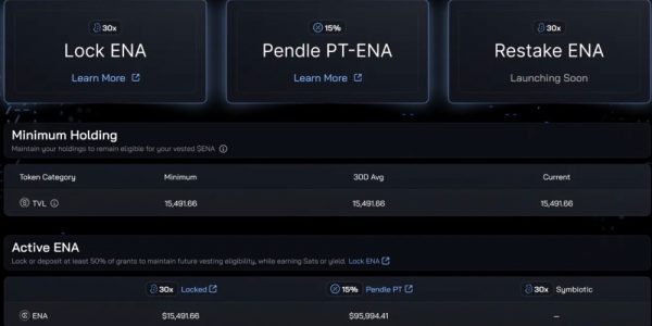 Ethena 更新代币经济学，逼着空投用户作长期 Hodler？缩略图