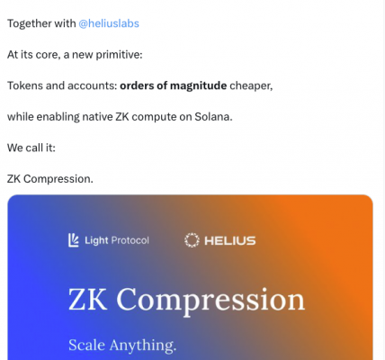 Solana推出ZK Compression，以太坊社区「破防」了？缩略图