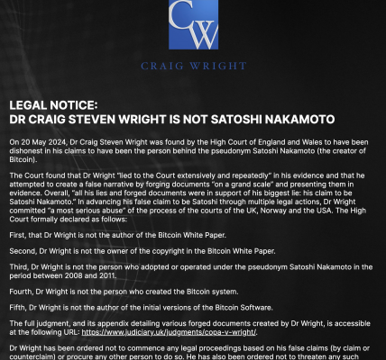 人人都可以是中本聪，Craig Wright除外缩略图
