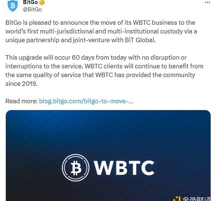 WBTC疑云重重 BitGo作何解释？缩略图