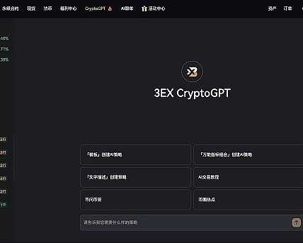 详解3EX CryptoGPT策略构建的规范：打造属于自己的量化交易缩略图